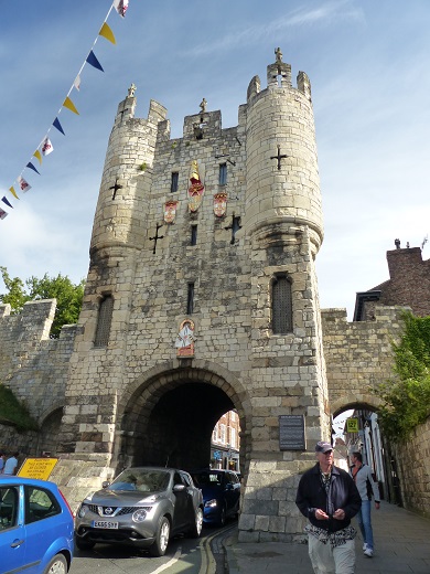 Micklegate Bar, the southern wall gate in York